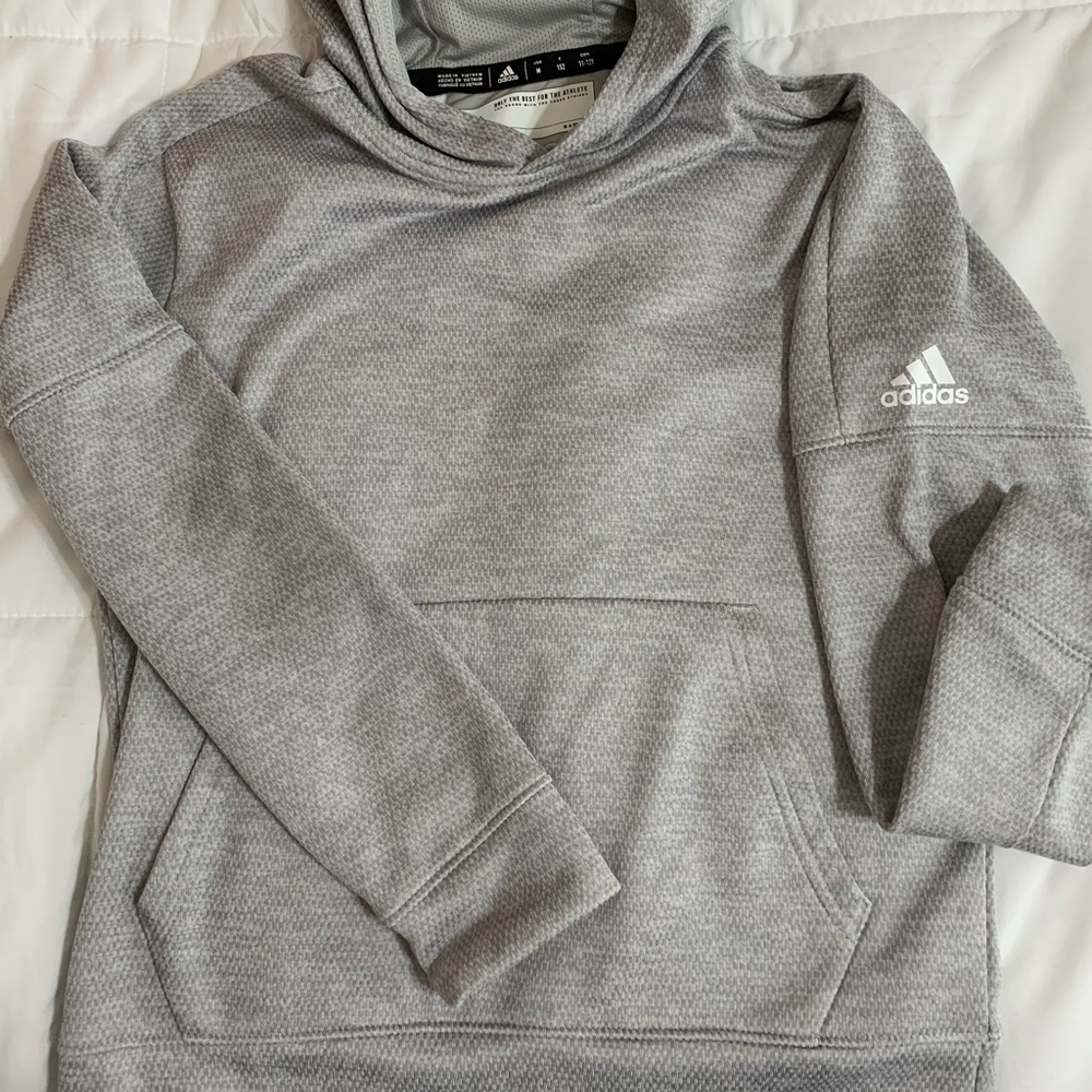 Adidas Big Kids Chrome Hoodie Sweater, Size M